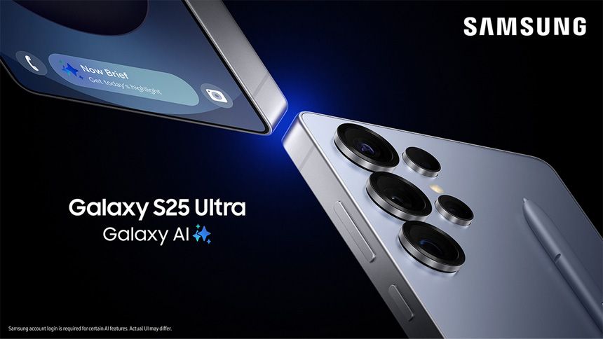Samsung Galaxy S25 Ultra - Unlimited minutes, unlimited texts and 100GB Data
